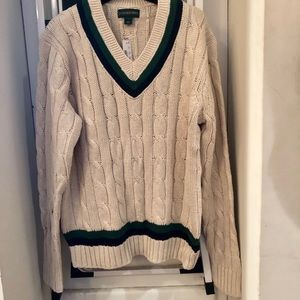 NWT J Crew Men’s v-neck sweater